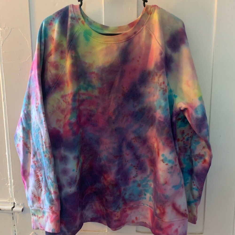 Tie dyed Crewneck sweatshirt